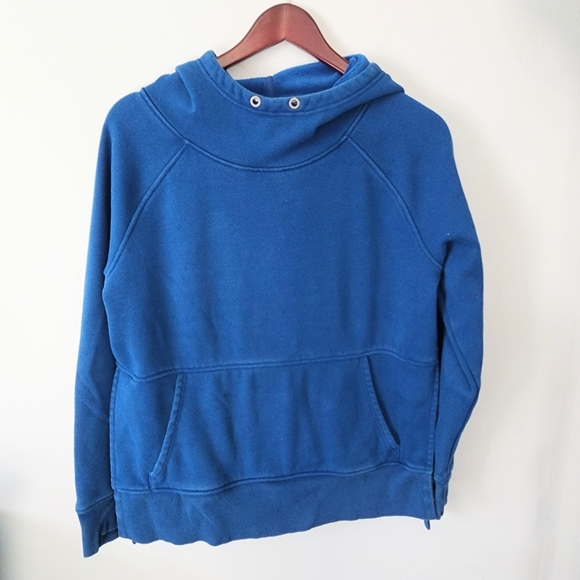 Athleta Cozy Karma Longer Hoodie Blue Size Small - Picture 1 of 9
